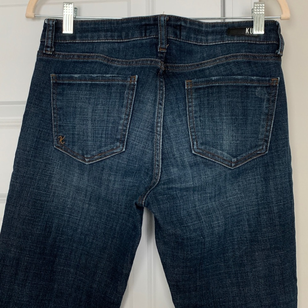 Kut from the Kloth Women’s Catherine Ankle Straight Leg Jeans - Dark Indigo - Picture 5 of 5
